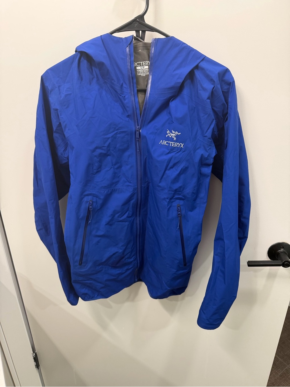 Arc'teryx Blue Hooded Rain Jacket